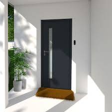 Installation porte d'entrée Alu